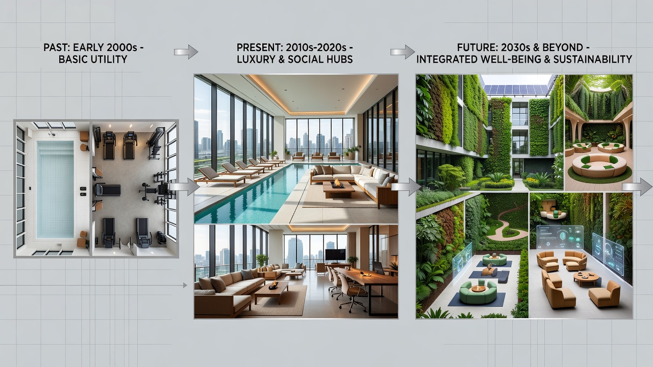 Tracing the evolution of shared amenity spaces in contemporary skyscraper residences